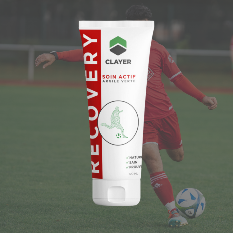 Clayer - Argile verte pour joueurs de football - Soin actif