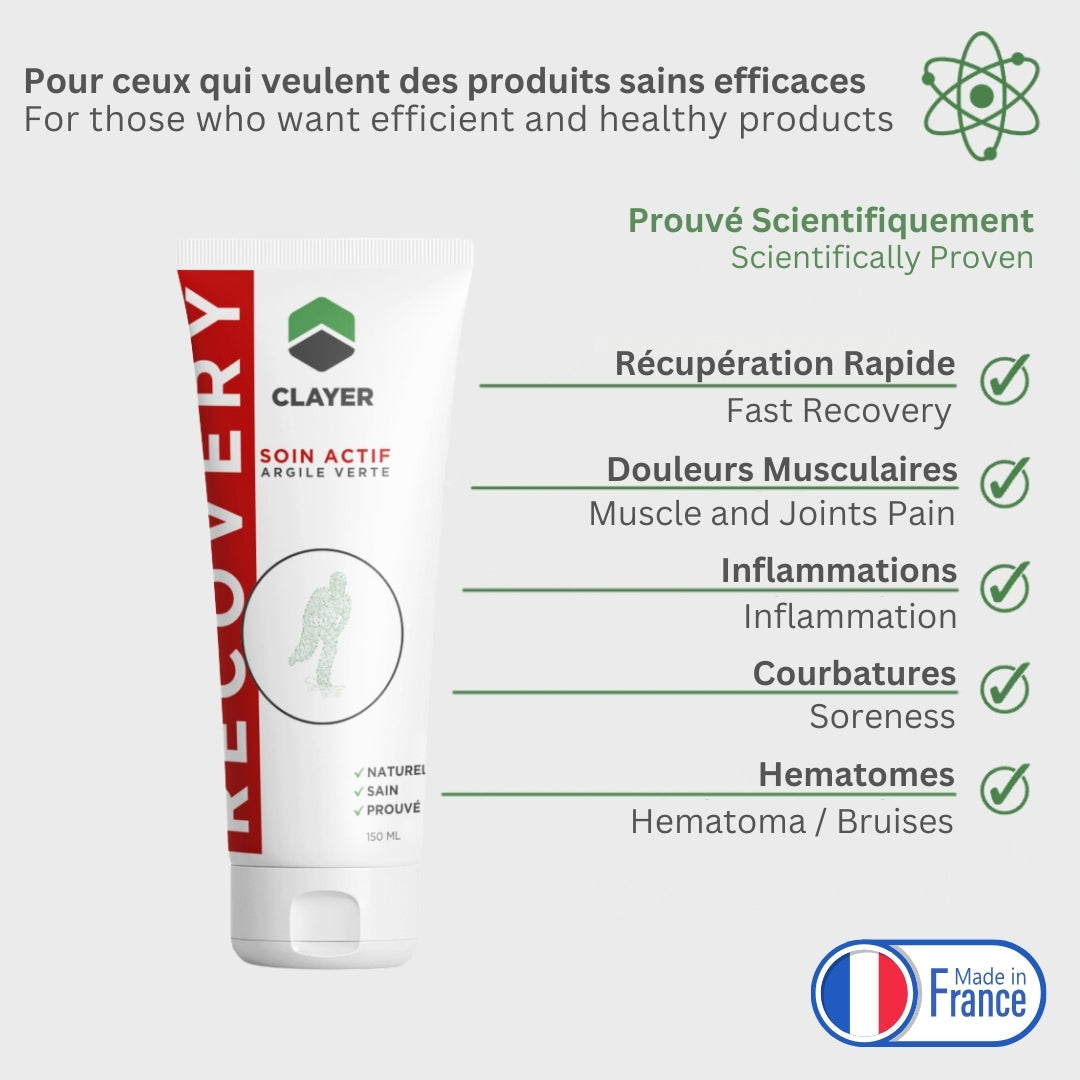 skateboard blessure soin actif clayer argile verte