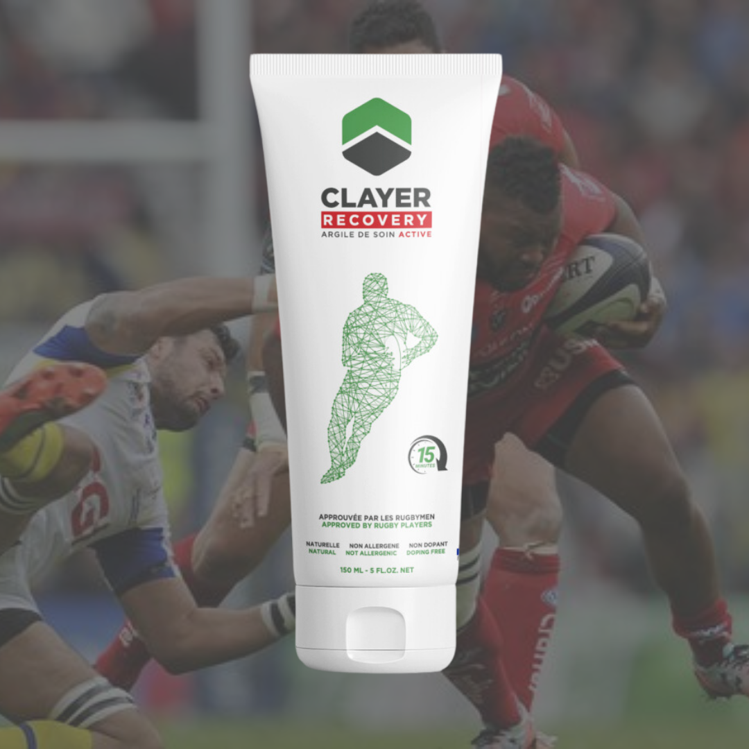Clayer - Argile Soin Actif pour joueurs de rugby - 180 gr